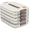 Multi-Layer Frozen Dumpling & Wonton Storage Tray for Refrigerator & Freezer