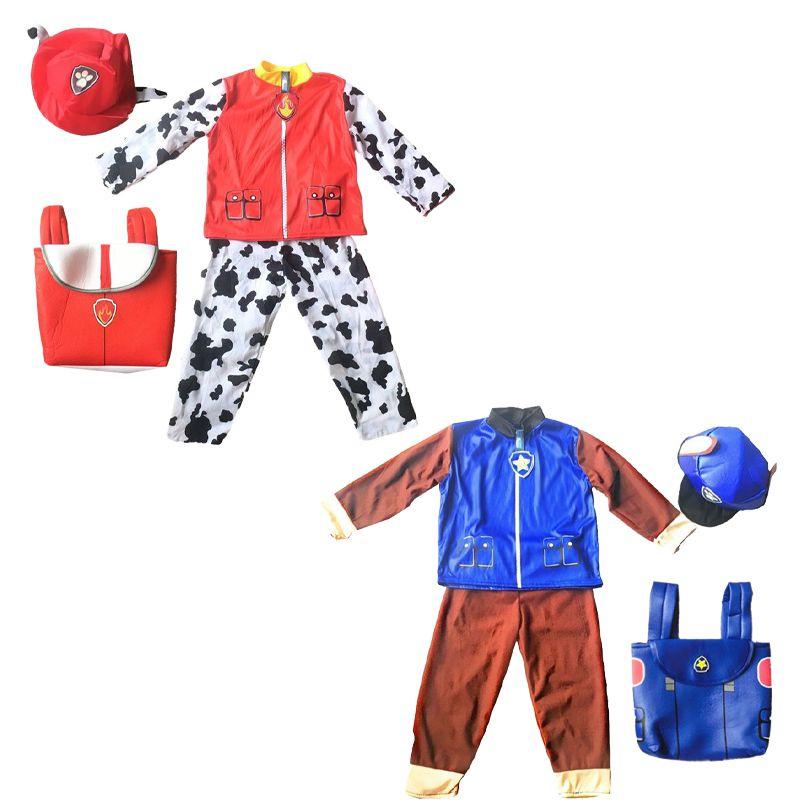 Entzückendes Paw Patrol Kinder Cosplay Kostüm mit Marshall Chase Skye Party-Outfit