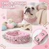 Dog Collar with - Rivets for Large and Small Dogs Pet Training Collar