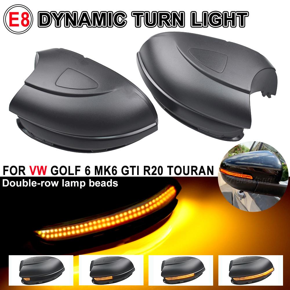 

New Upgrade LED Dynamic Turn Signal Light for VW GOLF 6 MK6 GTI R32 08-14 Touran Brand New Look