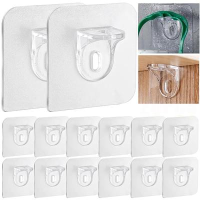 1/10Pcs Strong Load-Bearing Self Adhesive Pegs Partition Plate Holder  For Home Kitchen Bathroom
