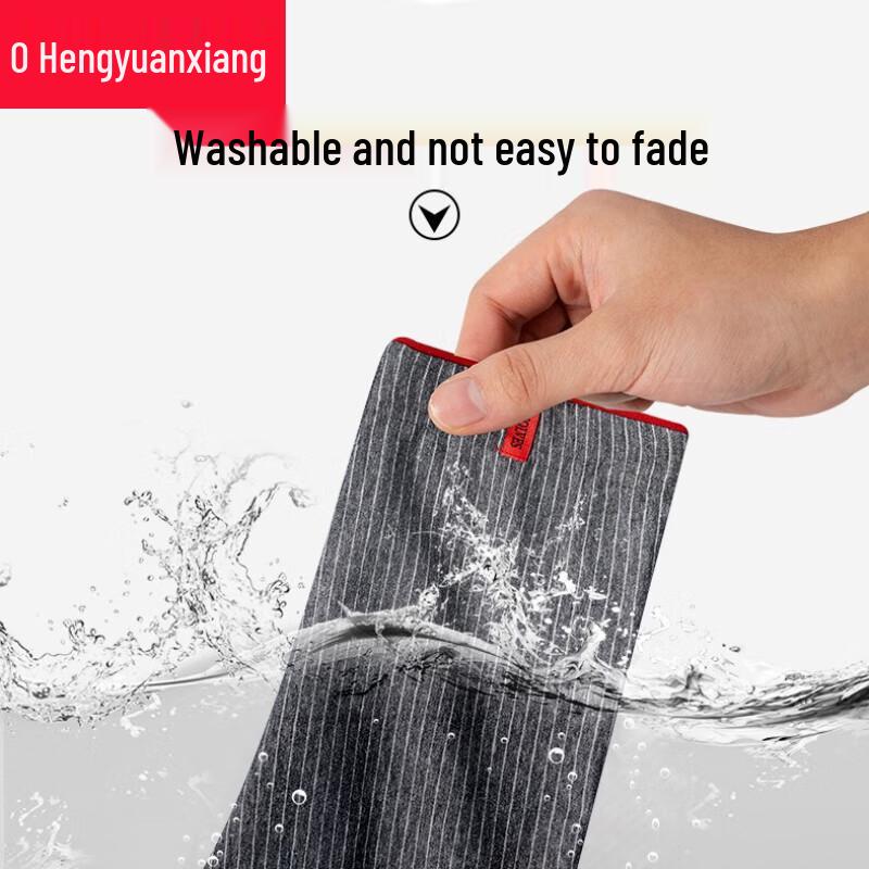 Hengyuanxiang Men's Cotton Boxer Briefs 4-Pack with Silk Crotch