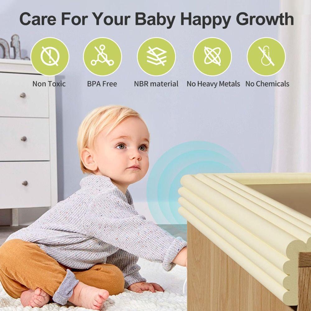 2m Anti Collision Cushion Baby Safety Foam Bumper Desk Edge Guard Strip  for Window Sill Bedside