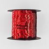 Eco-friendly 5mm Flat Lace PET Sequin Woven Ribbon for Shoe and Hat Accessories