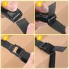 6 Fastening Ratchet Tie Down Straps with Rustproof Cam Buckles, 1mx25mm Black Heavy Duty Luggage Lashing Strap 250kg Load, Adjustable Quick Release