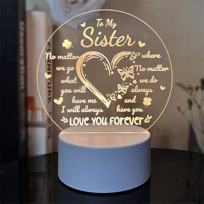 Grandma Night Light Friendship LED Night Light Granny Gifts From Grandchildren Mum Gifts From Daughter Son Best Presents for Mum