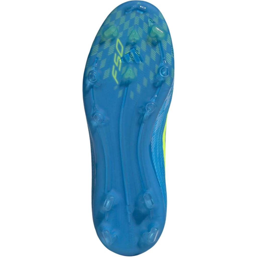 Adidas F50 Elite FG Comfortable Fit Natural Firm Ground Long Stud Low Top Soccer Shoes Bright Blue Kids sneaker JR8964