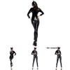 Costume da Ragazza Gatto in Pelle a Tema Gioco per Unisex Festa di Halloween Cosplay
