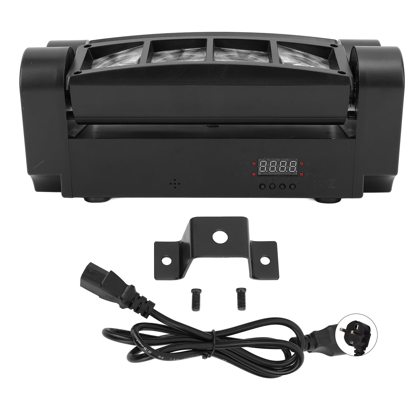 

8 в 1 Spider Moving Head Light RGBW Захватывающая атмосфера Удивительные эффекты Звуковая активация для вечеринок Бары EU Plug