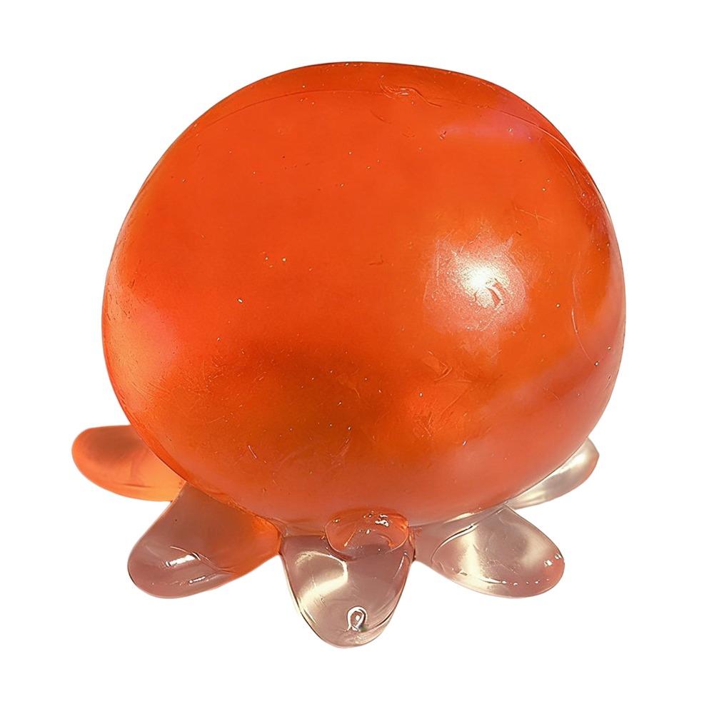 

Soft Stress Relief Ball Non-rebound Stress-relieving Octopus Toys For Kids Adults оранжевый