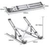Adjustable Portable Tablet Laptop Stand Holder Desk Riser For Notebook Desk