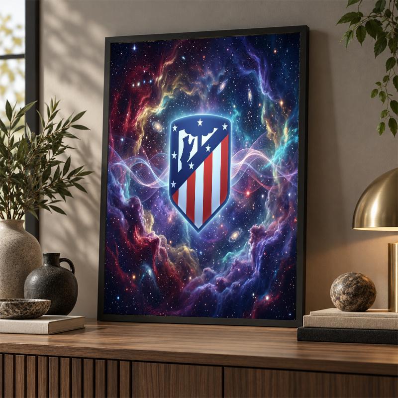 Atletico Madrid Diamond Painting Kit 5D Full Drill DIY Diamond Mosaic Wall Art Home Decor