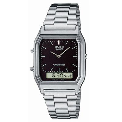 Casio Classic Silver Steel Analogue-Digital Unisex Watch - AQ230A-1D / Vintage, Classic Watch, Authentic Casio