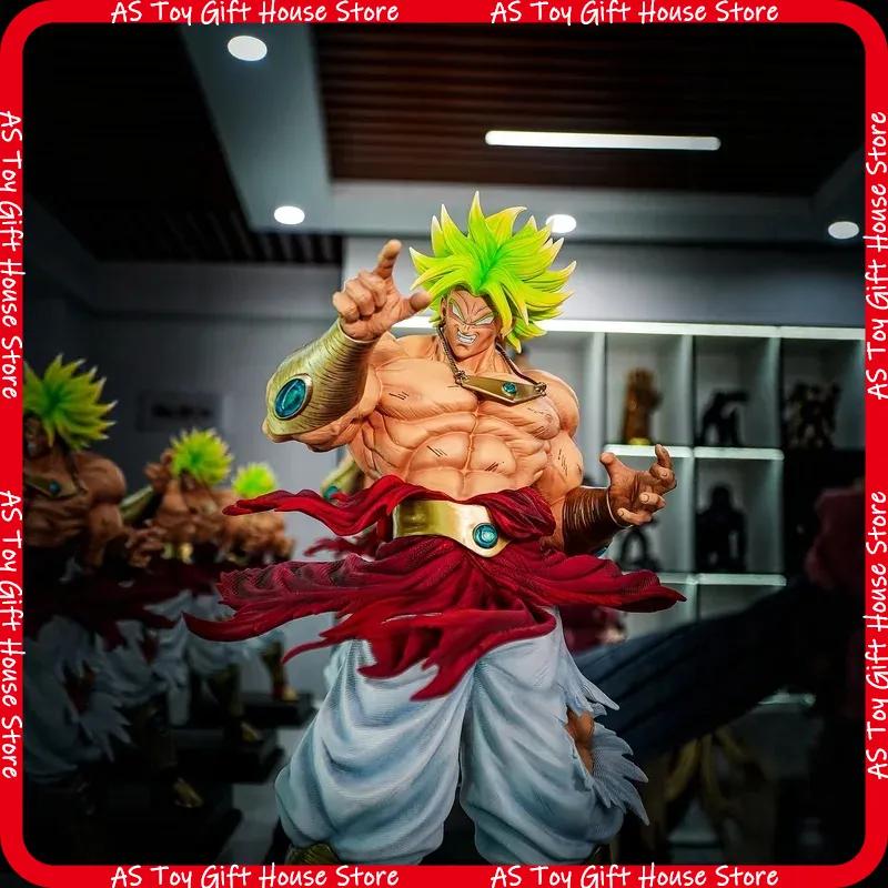 Dragon Ball Super Saiyan Broly Statue 50Cm Action Figure Animation Model Collectible Ornament For Home Collection Gift