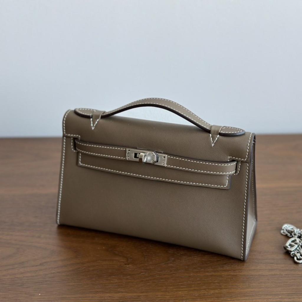 Borsa Kelli generazione Kazilan pelle swift catena naso di maiale borsa da donna in pelle bovina monospalla borsa a tracolla