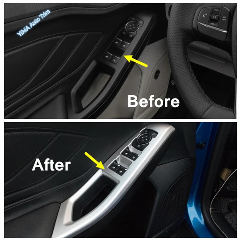 Pillar A Frame / Window Lift Button / Headlamps / Warning Light / Side AC Air Vents Cover Trim For Ford Focus MK4 - 2024