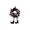 Scary Halloween Wreath for Front Door, Indoor Outdoor House Decoration