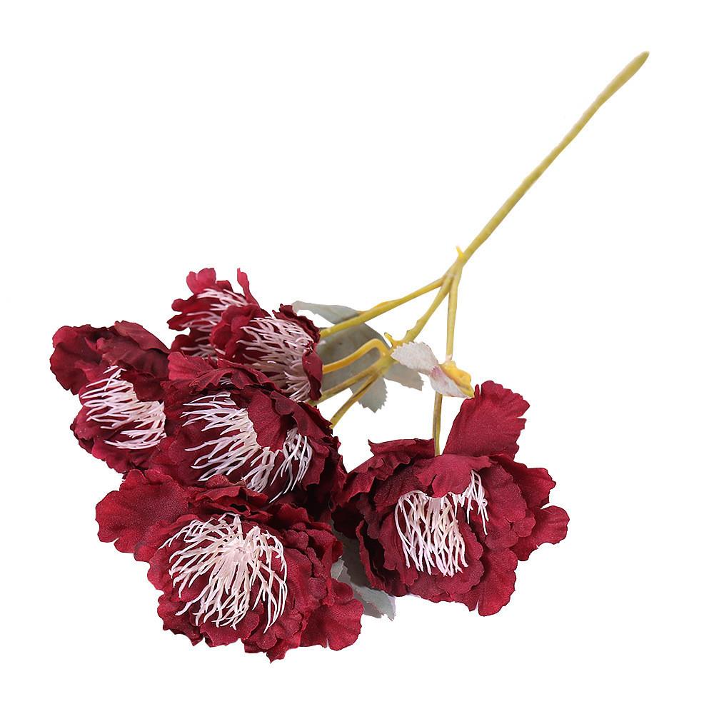 Peony Silk Snow Floral Arrangement For Wedding Decor Photography