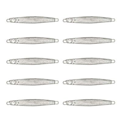 Olerud Angelzubehör DIY-Serie Unbemalter Metall-Jig F (60g Packung mit 10 Stück) qm100005d10