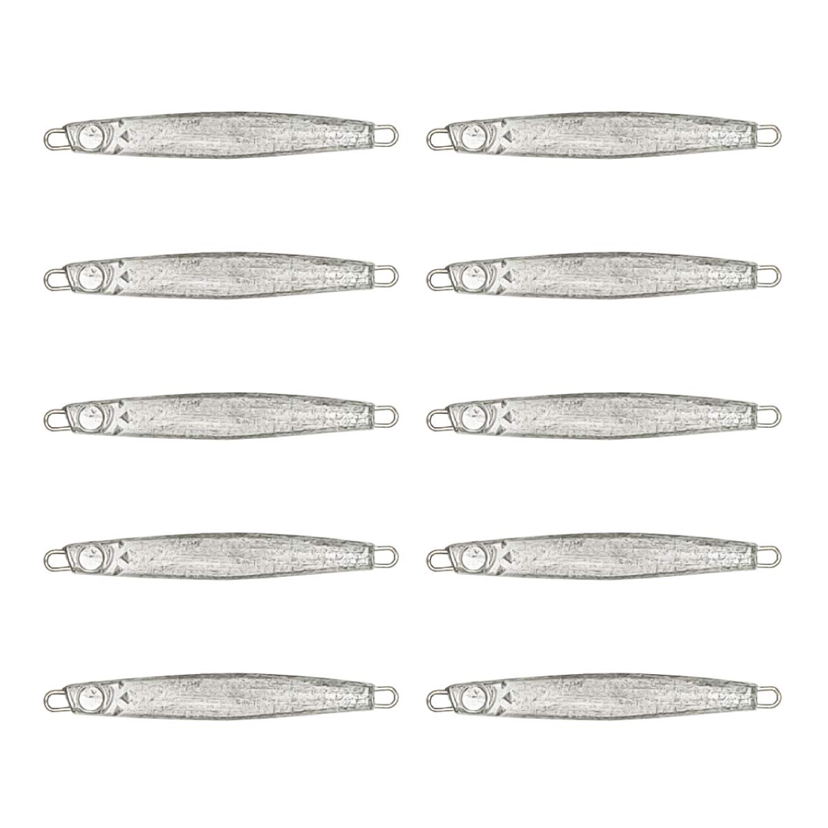 

Olerud Fishing Tackle DIY Series Unpainted Metal Jig F (60g Pack of 10) qm100005d10