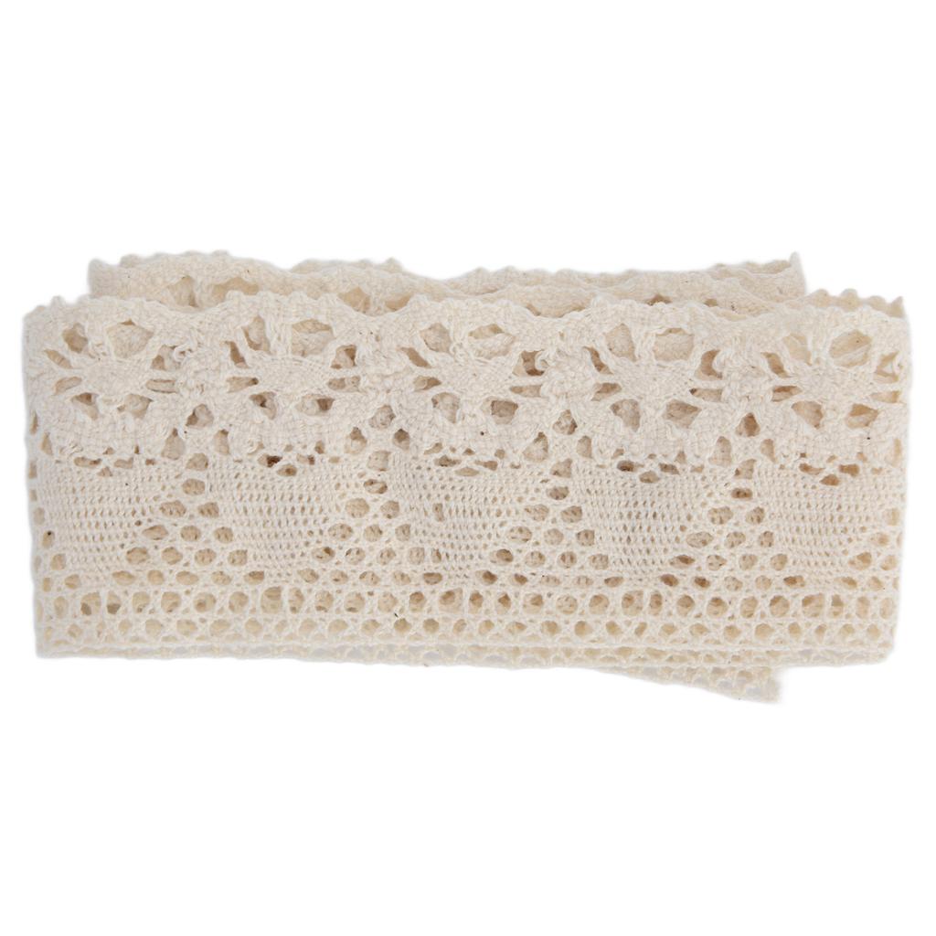 10 Yards Lace Trim DIY Multi Purpose Elegant Soft Skin Friendly Sewing Lace Ribbon Trim for