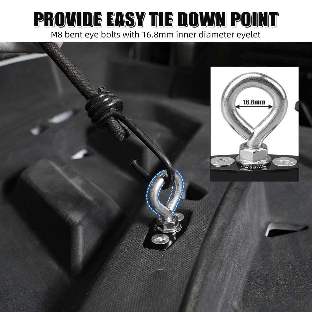2/4PCS For Can Am X3 Lock Tie Down Anchors Aluminum For Can-Am Maverick X3 4x4 Turbo DPS 2017-2020 XMR 2018-2021 UTV Accessories