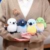 Shaking Sound Bird Plush Toy 12cm Size Fluffy Material Lifelike Bird Plush Soft Texture Colorful Design Realistic Bird Doll