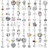 925 Silver Shrimp,Fish,Turtle,Snail,Dog,Bead Pendant Suitable for European Original Bracelet DIY Exquisite Jewelry