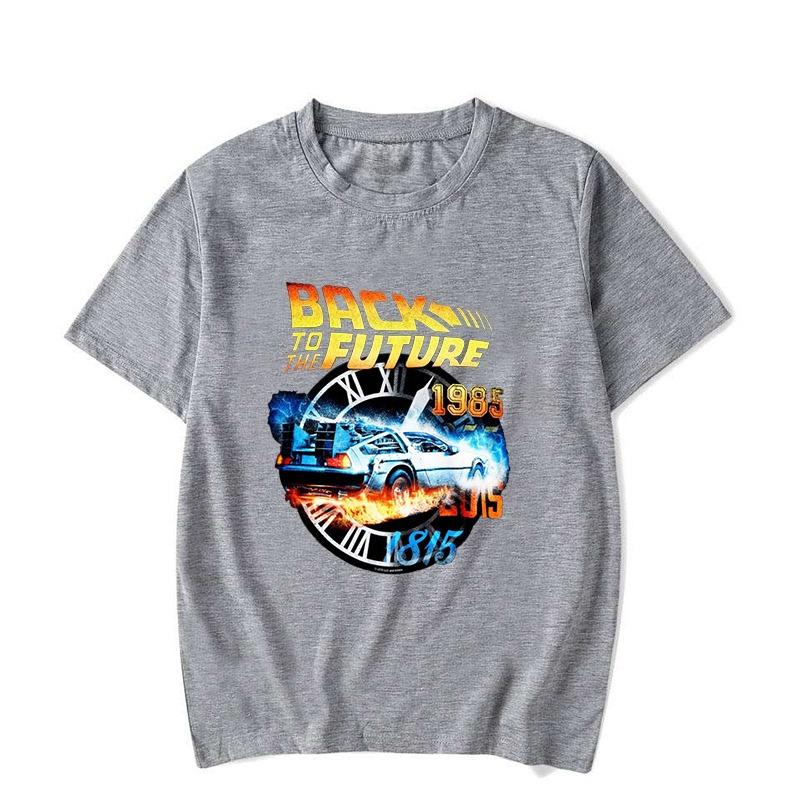 Hot Back To The Future TShirt Unisex Women Fashion Y2k Harajuku T Shirt Summer Cool Short Sleeve Hip Hop Unisexs Clothing Top Tee
