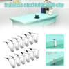 Tablecloth Clips 1/6/12 PCS Stainless Steel Flexible Picnic Table Cloth Cover Clamp Holders Keep the Tablecloth In Place