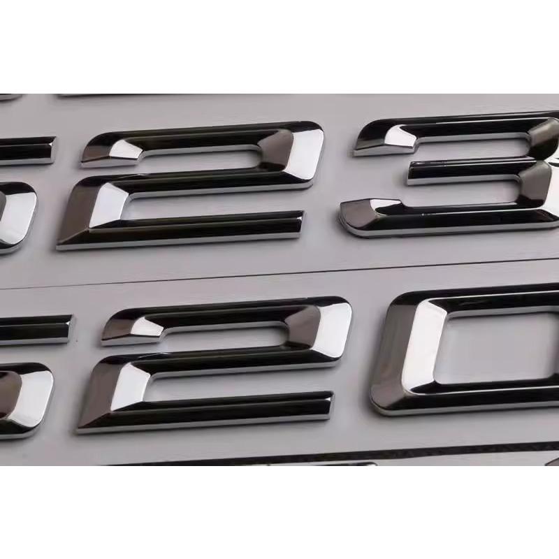 Car 3D ABS Trunk Letters Logo Badge Emblem Decal Sticker For BMW 5 series 520i 525i 528i 530i 535i 540i E39 E60 E61 F10 F11 G30