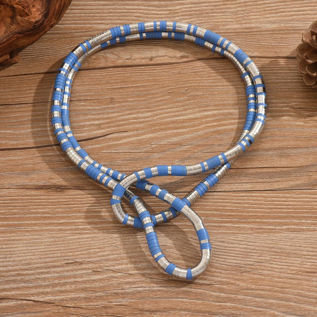 Punk hip-hop metal wind snake bone can be wrapped around the collar at will, and the personality is exaggerated and trendy.