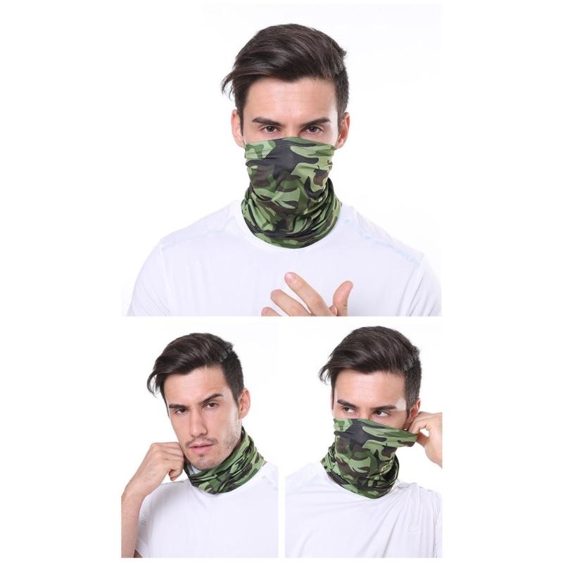 6PCS Stretchable Sun Protective Face Cover For Cycling Hiking Skiing Breathable Sunshade Mask for Outdoor Activity