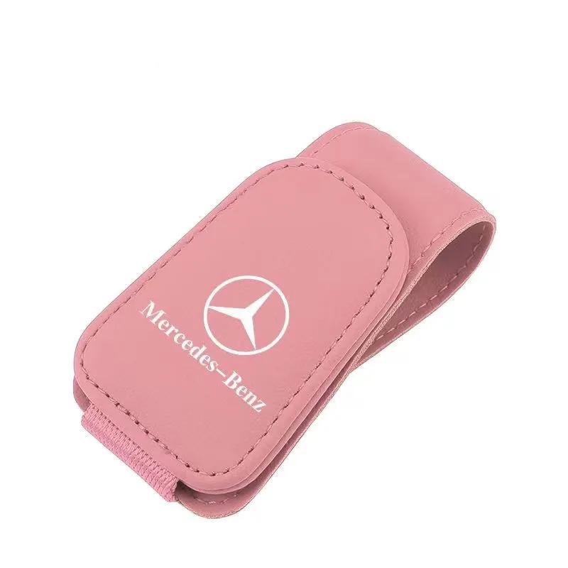 FIQ4  Hot 2025 Car Sun Visor Glasses Clip Ticket Card Storage Clamp For MERCEDES BENZ W203 W204 W205 W209 W210 W211 W212 W176 W166 W16