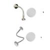 Metal Water Head Coffee Puck Screen for Coffee Filters with Flexible Hose for Sink Side Coffee Bar Use, Kitchen Work, and Washing Tasks
