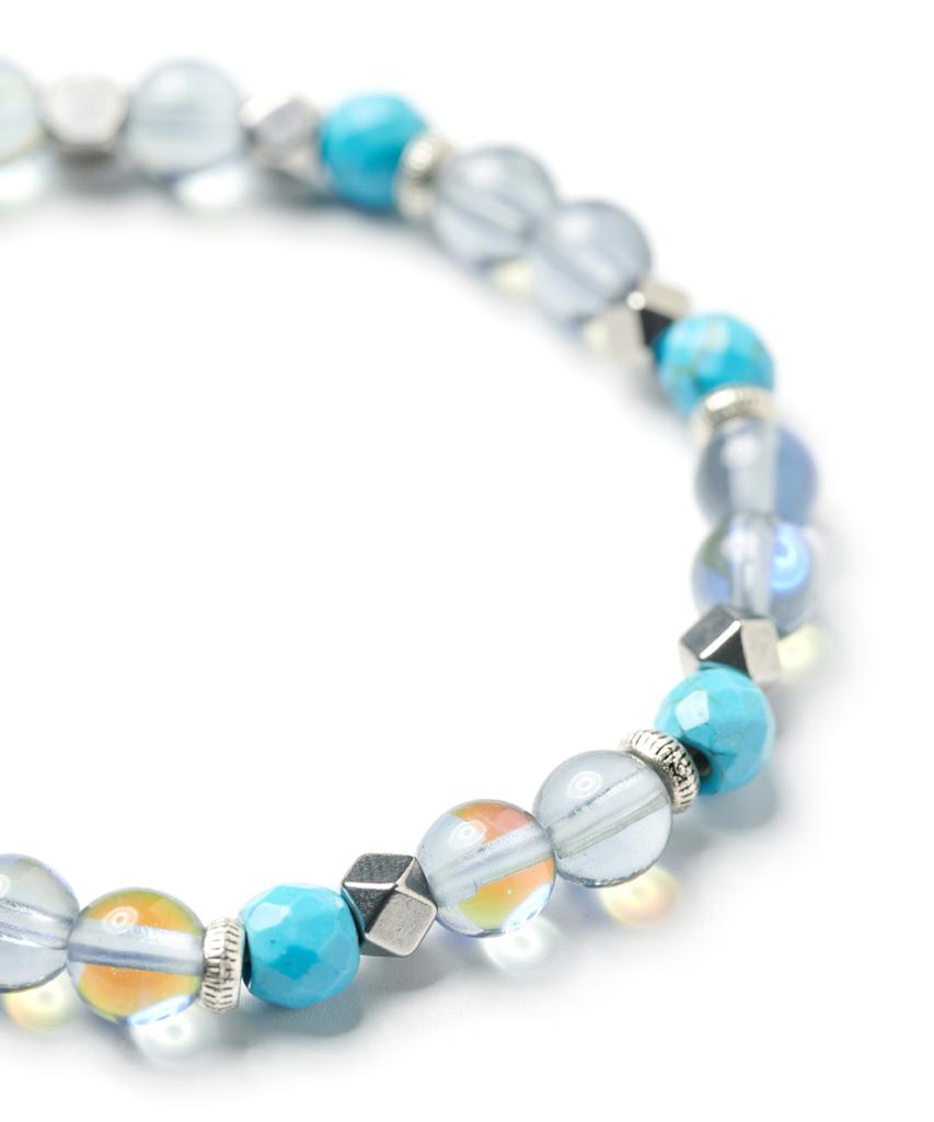 Polalita Blue Ocean Mix Bracelet (Plt-Br-042_Bl)