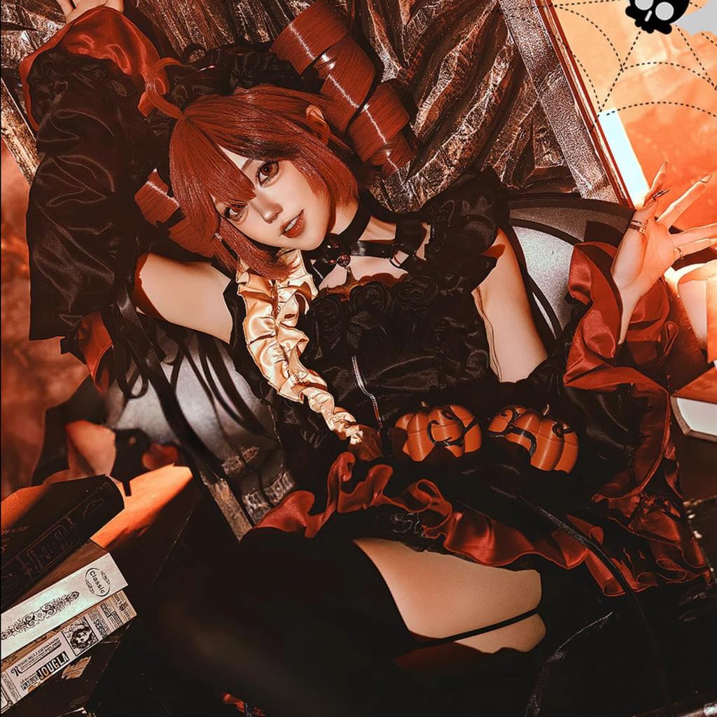 Kasane Teto Cosplay Halloween Dress for Women Devil [milky time] - Devil/Little