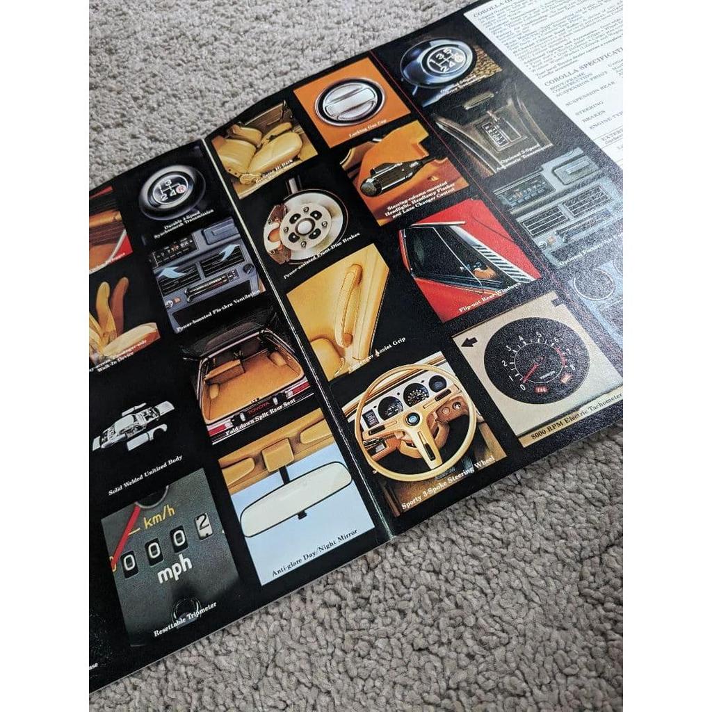 Used Old car catalog Toyota North America Corolla 1978 model