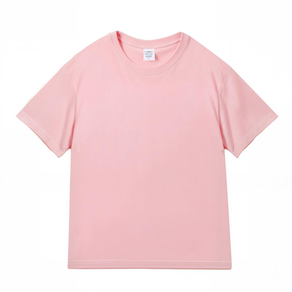 Solid Color Short-Sleeved T-Shirt Men'S 200G Pure Cotton Loose And Versatile Time-Simple Bottoming Shirt Combed Cotton Crew Neck Shoulder Top