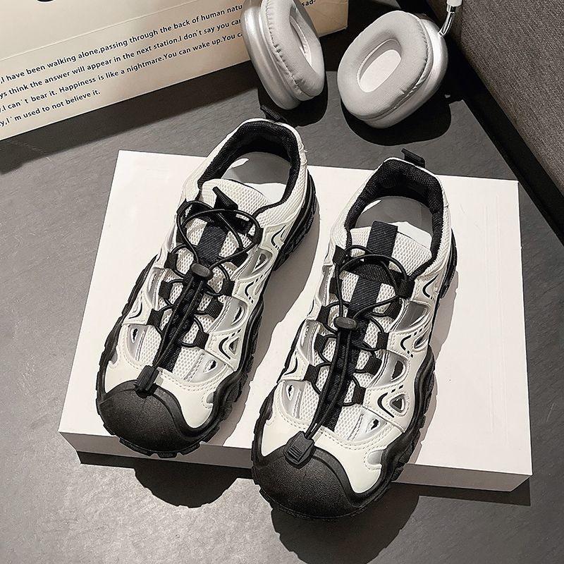 Thick-soled Hollow Dad Shoes Women's Summer New Non-slip Mountaineering Hole Shoes Sandals Outdoor Sports and Leisure Shoes