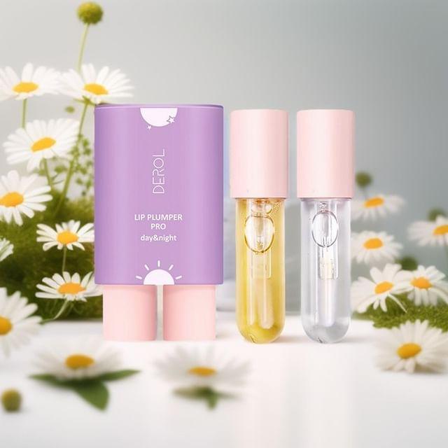 DEROL - Day & Night Lip Plumper Pro Set #Set of 2