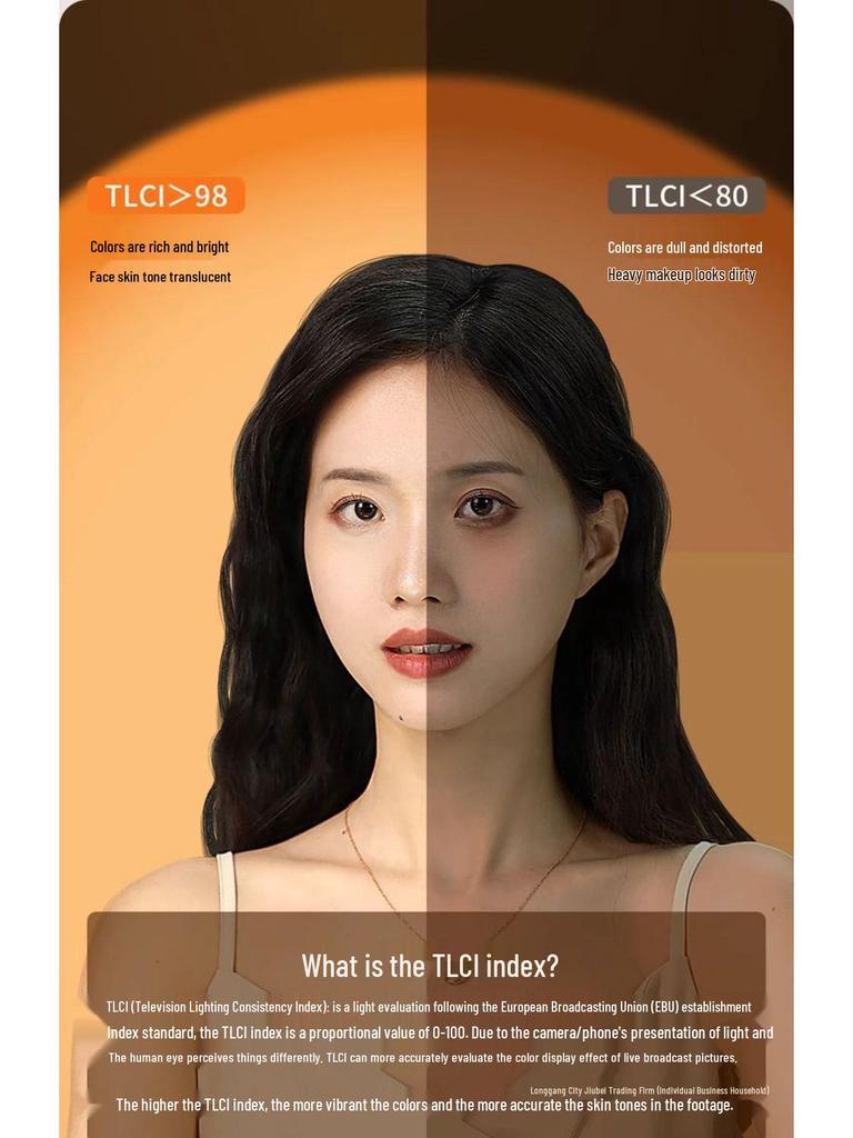 Hair Fill & Background Atmosphere Light for Photo Sessions & Jewelry Displays