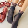 ANGEL SOCKS 1245 Lace Ankle Stockings