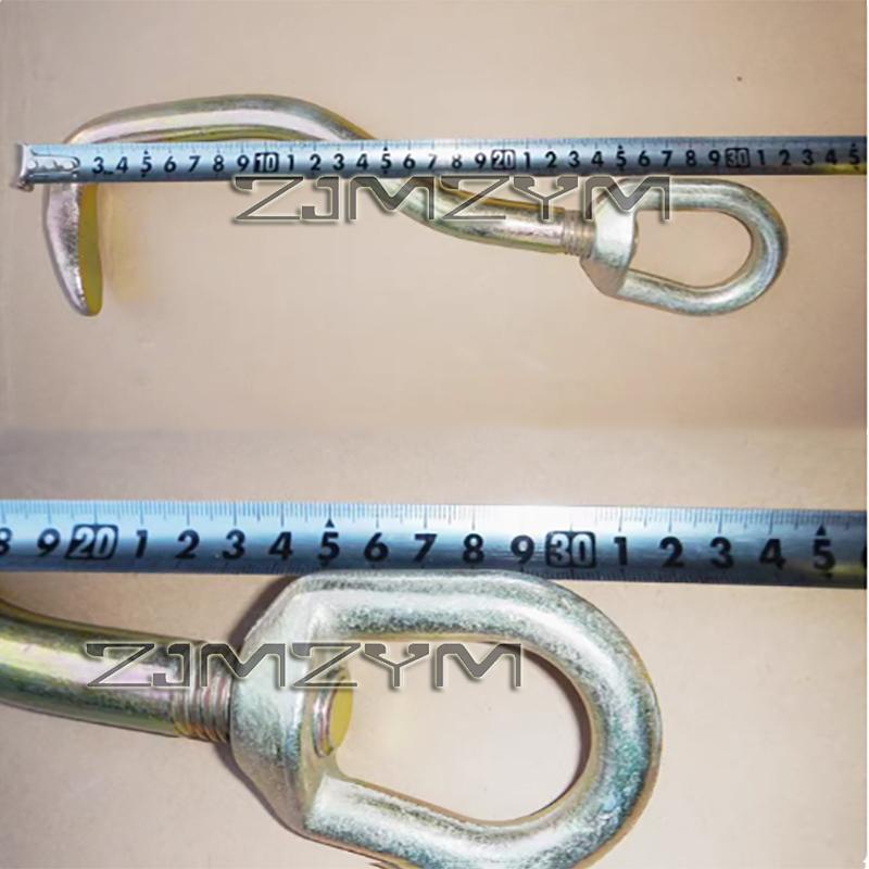 Flat Nose Sheet Metal Hooks Auto Body Repair Tools Collision Pulling Clamps Frame Machine Tools Swivel Head Car Body Work Tool
