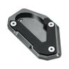 X AUTOHAUX Alloy Motorcycle Kickstand Pad for Suzuki DL650 V-Strom650 XT 650XT 2004-2022 Motorcycle