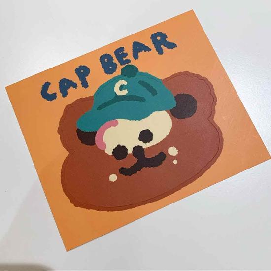 

Chichiland_Cap Bear Съемная наклейка 1+1, популярная фраза в Корее