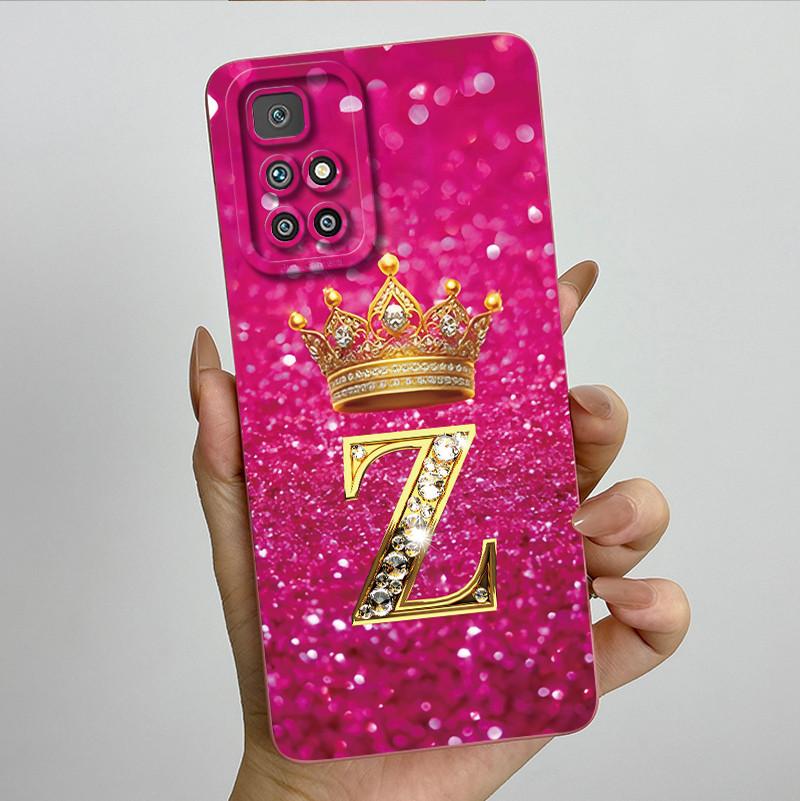 For Xiaomi Redmi 10 Case Redmi10 Luxury Letters Liquid Soft Silicone Back Cover For Xiaomi Redmi10 2022 Case Coque Fundas Shell