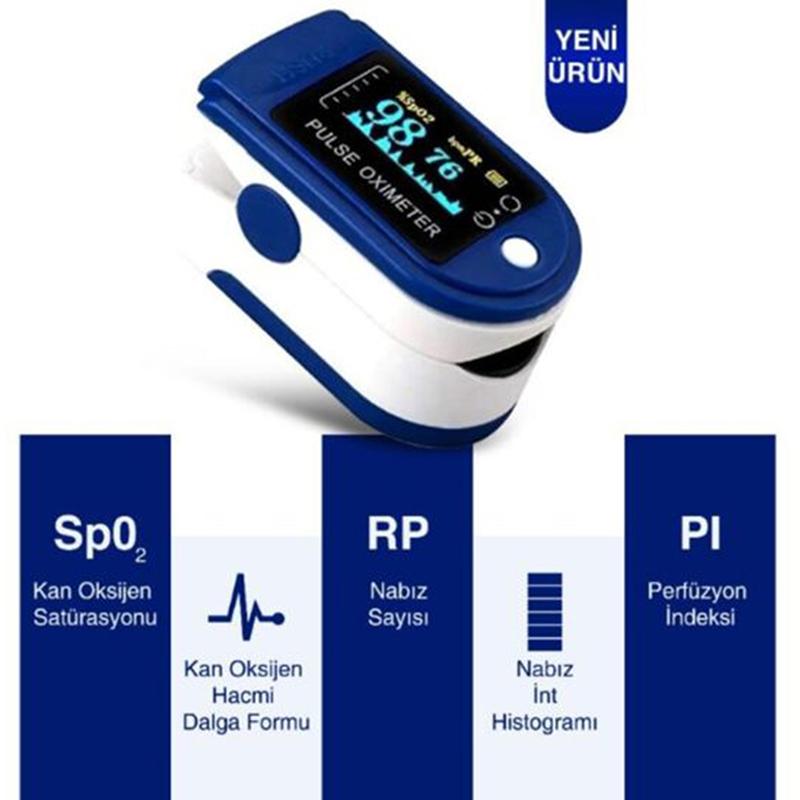 Display Digital Pulse Oximeter Saturation Monitors Portable Fingertip Oximeter
