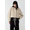 Short Synthetic Leather Jumper 9105361102ar