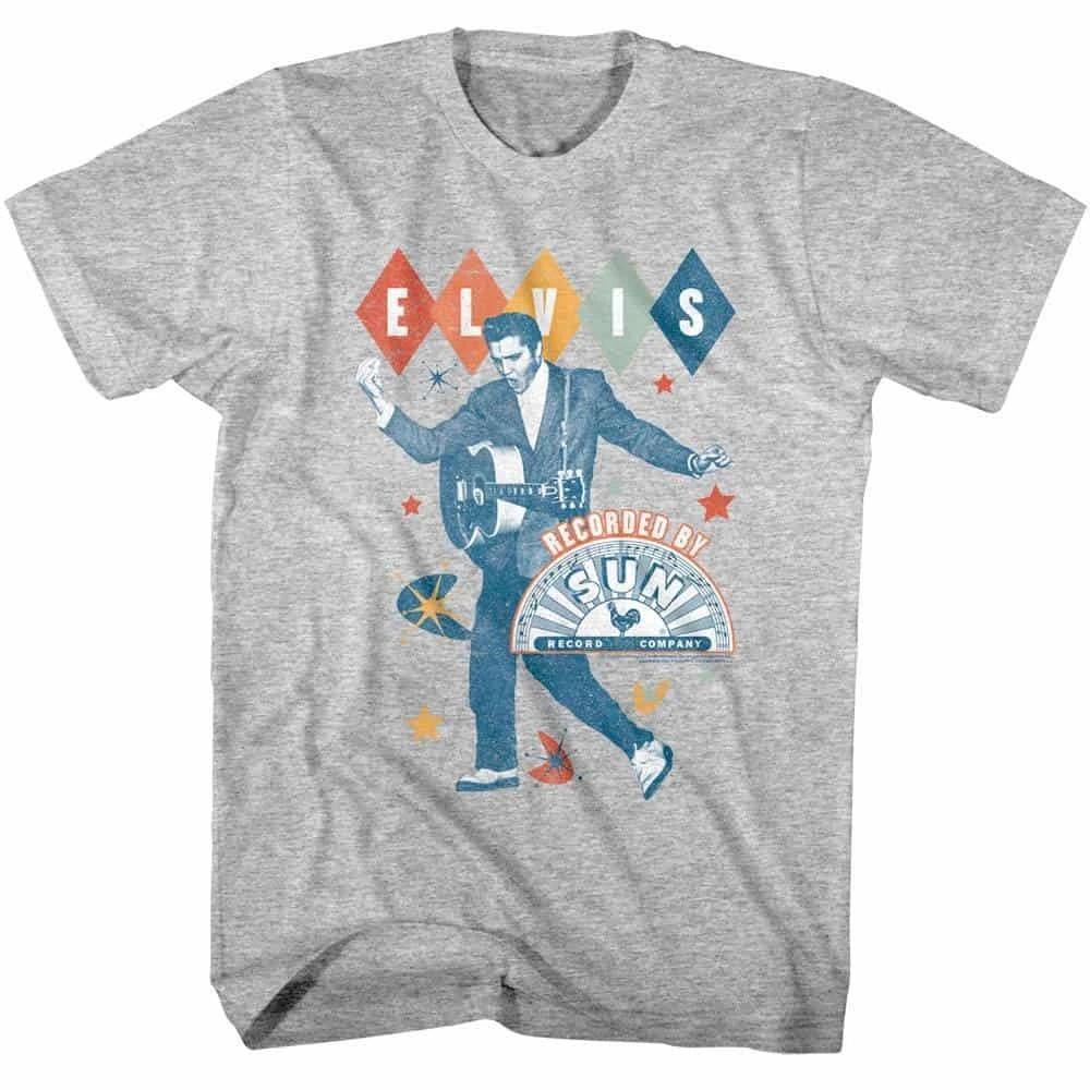 Elvis Presley Wiggle & Shimmy Men s T Shirt S
